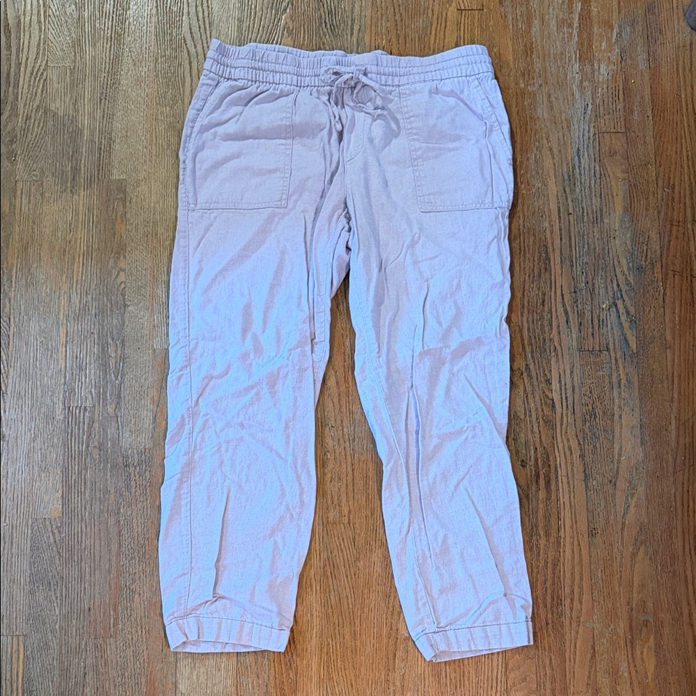 Old Navy Women's Lavender Linen Capris
